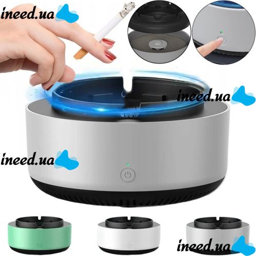 Kayfovo Smokeless Ashtray Aroma 469-7 2-in-1 Smart Smokeless Ashtray with Air Purification Function to Filter Secondhand Smoke from Cigarettes
