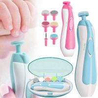 Children's Sharpener for Cutting and Polishing Nails Baby Nail Trimmer XL-667 Electric Cutter Electric Manicure Machine for Newborns with nozzles