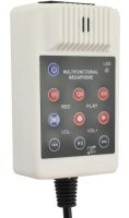 ER-66U 25W hand-held loudspeaker with a range of 500m rechargeable megaphone horn with remote microphone, voice recording and built-in siren ER66U