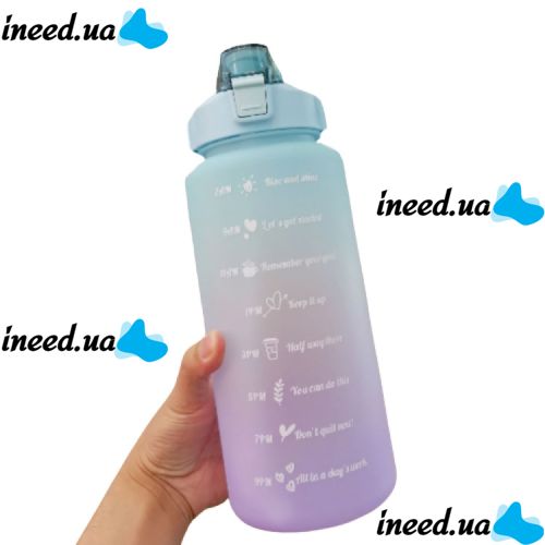 Спортивні пляшки для води Bottle AND264 3 в 1 об'ємом 2 літри, 900 мл, 280 мл для спорту, набір пляшок для води, спортивна пляшка для спорту