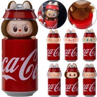 Children's plush toy The Monsters Labubu Coca Cola 15cm, Soft collectible Labubu surprise figurine in a Coca Cola can for kids