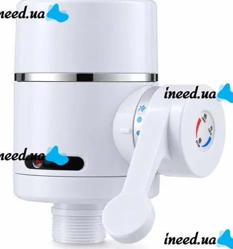 Delimano RY-004 Instant Water Heater with Shower, Bottom Connection, 3000W Electric Digital Water Heater with Showerhead, 220V