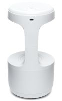 Антигравітаційний зволожувач повітря Anti Gravity Humidifier 800 мл портативний крапельний міні дифузор зі зворотним потоком і підсвічуванням Білий