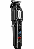 VGR V-900 5W Cordless Hair Clipper—a cordless men's trimmer for trimming beards and mustaches, featuring interchangeable attachments and a USB display