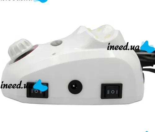 Машинка фрезер для маникюра и педикюра Beauty Nail DM-502 35000 оборотов, электрический аппарат для обработки ногтей с насадками и педалью 