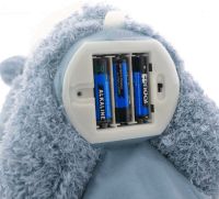 М'яка дитяча іграшка Peekaboo Bear Плюшевий ведмедик 33 см музичний інтерактивний грає в хованки говорить ведмідь від 6 місяців Пікабу Блакитний