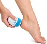 Pedi Vac R1-4921 Electric Foot File: Rechargeable Pumice Grinder for Cleaning Heels and Removing Calluses, with a USB-Powered Vacuum Cleaner