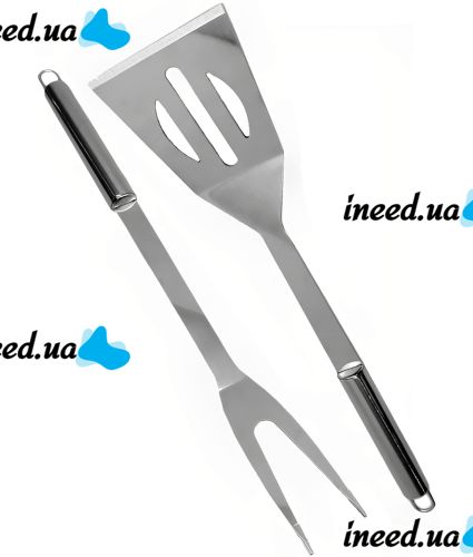 Kaminer BQ018 18 in 1 grill and barbecue utensil set for barbecue, fork tongs knife stainless steel skewers in Lesko case