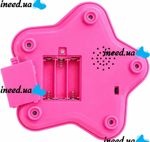 Kid Star Microphone 5352A for Kids on an Adjustable Stand with Backlight, Karaoke with Sound Effects, and MP3, for Children Ages 3 and Up—Pink