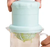 Ручна міні-соковижималка Juicer XL-295 чашкою для фруктів, Універсальна соковижималка фрешер для ягід з ємністю для соку XL 295