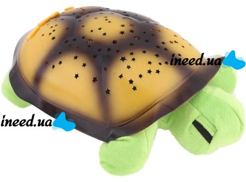 Дитячий нічник-проектор зоряного неба Turtle Night Sky музичний світильник проектор Черепаха, світлодіодний LED нічник Іграшка на батарейках USB