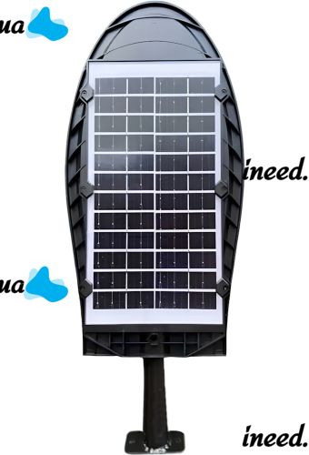 Вуличний ліхтар на сонячній батареї Solar Street Lamp W7102B-5 акумуляторний світлодіодний LED світильник з пультом і датчиком руху на стовп