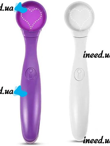 Декорирующая ложечка для кофе и блюд Magic Spice Spoon 16 узоров, Ложка для декорирования с насадками трафаретами для украшения латте от батареек