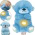 Светящаяся дышащая Выдра Fisher Price FXC66 30 см с дыханием для сна детей, мягкая плюшевая игрушка музыкальный ночник от батареек Голубая