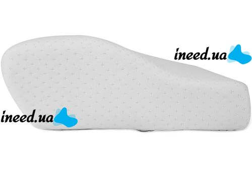 Ортопедична подушка з ефектом пам'яті Memory Latex Pillow TV50092 анатомічна Гіпоалергенна подушка з двома валиками для підтримки шиї і плечей