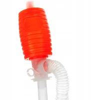 Koshin PH-10A Siphon Hand Pump for transferring fuel and liquids at a rate of up to 10 L/min; suction bulb for draining and transferring water, 200 cm
