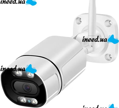 Вулична поворотна IP камера відеоспостереження C16 TUYA 3.0 mp з віддаленим доступом і датчиком руху Камера з бездротовим Wi-Fi і LAN підключенням
