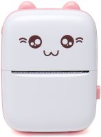 Мини термопринтер Jetix Mini Printer портативный карманный детский принтер для смартфона с Bluetooth для печати без чернил от 3 лет Android IOS