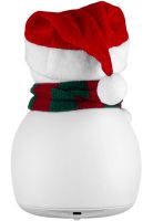 Дитячий настільний нічник Сніговик Snowman силіконовий світлодіодний RGB світильник, бездротова новорічна LED лампа 7 режимів на акумуляторі USB