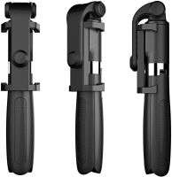 Selfie Stick Tripod Selfie Stick L01 70cm Telescopic Tripod for Selfie, Monopod Tripod with Holder for Phone with Bluetooth Remote Control L-01