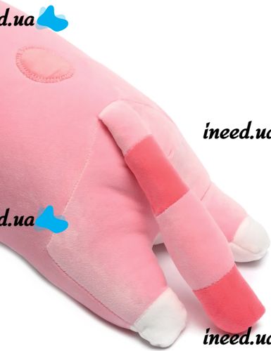 М'яка плюшева іграшка-подушка кіт Батон 50 см Pink дитяча подушка обнімашка котик, іграшковий довгий антистрес кіт-батон від 3-х років Рожевий
