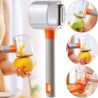 Кухонна овощечистка для видалення шкірки Store Fruit Peeler Ручна вертикальна машинка для чищення шкірки овочів і фруктів з контейнером для очисток