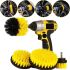 A set of brush attachments for a drill screwdriver Mag-591 nylon 4 nozzles for cleaning and cleaning cars, tires, cleaning brushes for kitchen utensils