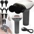 Ручний ударний масажер для м'язів Massage Gun Maxtop MP-921 25W 1500мач акумуляторний подвійний пістолет вібромасажер для всього тіла з дисплеєм USB