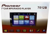 Car Radio 1Din Pioneer 7012B Bluetooth Radio with 7 inch Touch Screen and Remote Control USB, SD, MP5, TF, FM Car Player Pioneer 1 Din