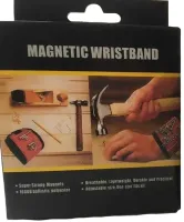 Будівельний універсальний магнітний браслет Magnetic Tool Wristband для утримання гвинтів цвяхів свердел з 3 магнітними пластинами для дрібних деталей