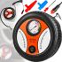 Car compressor in the shape of a wheel Air Compressor H0248 260PSI 12V car compressor, pump with pressure gauge for tire pressure monitoring, car wheels