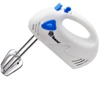 Manual mixer Domotec MS-1355 180W 7 speeds with nozzles for whipping and kneading dough, Kitchen mixer foam mixer Domotec MS1355 White