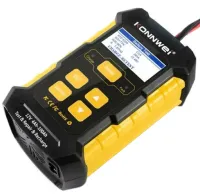 Автоматичний зарядний пристрій тестер KONNWEI KW510 для зарядки тестування автомобільних акумуляторів 4-100Ah аналізатор всіх типів АКБ