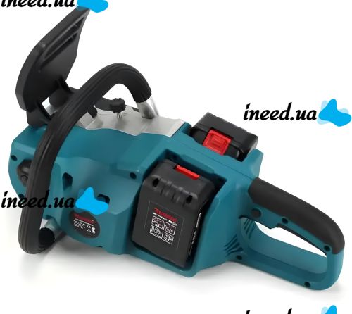 Акумуляторна ланцюгова пила Makita DUC355Z 36V 5Ah 18" дюймів Шина 46 см, Бездротова пила Макіта з 2 акумуляторами для обрізки гілок дерев
